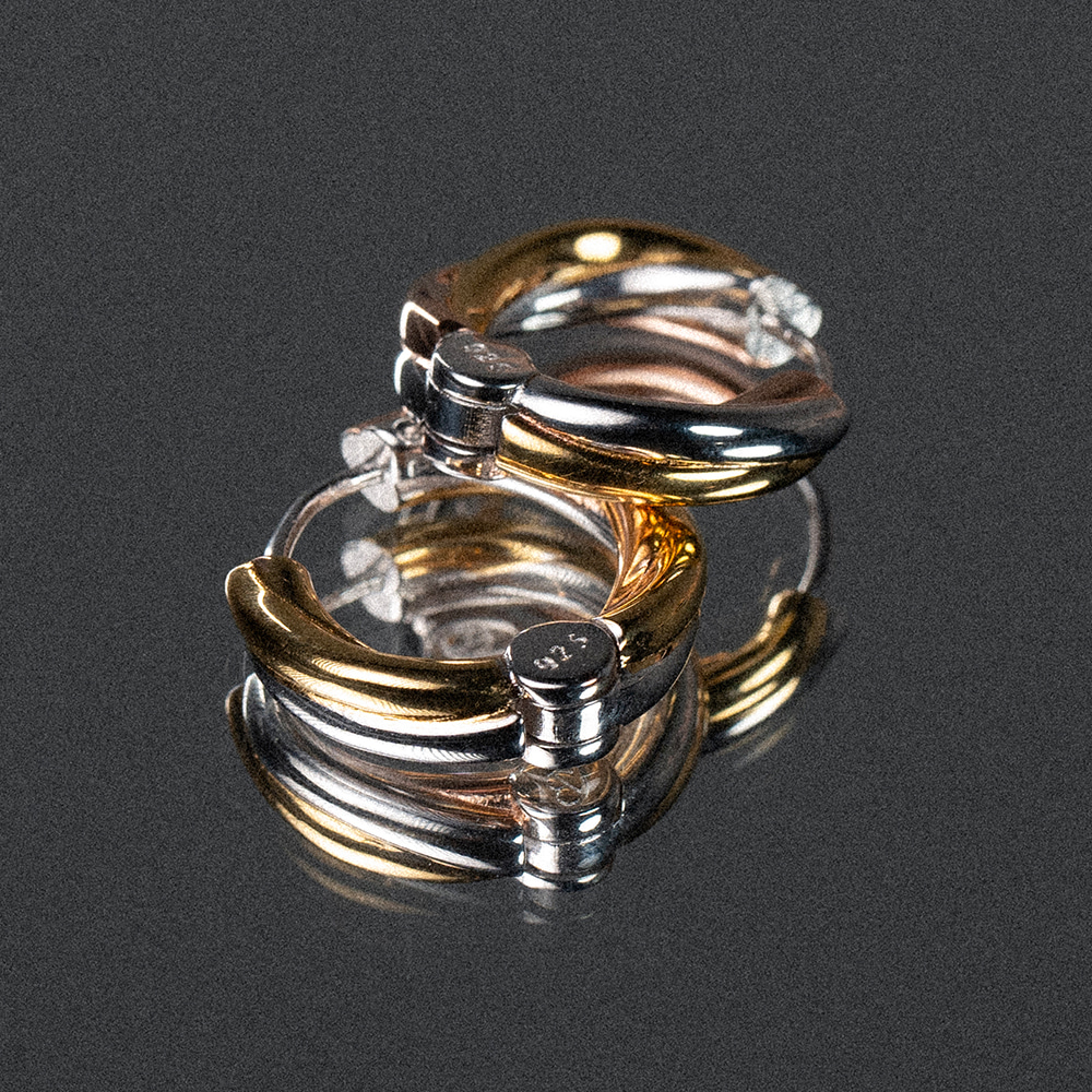 벨라블랙 실브라이트 귀걸이 Silbright Earrings sliver925