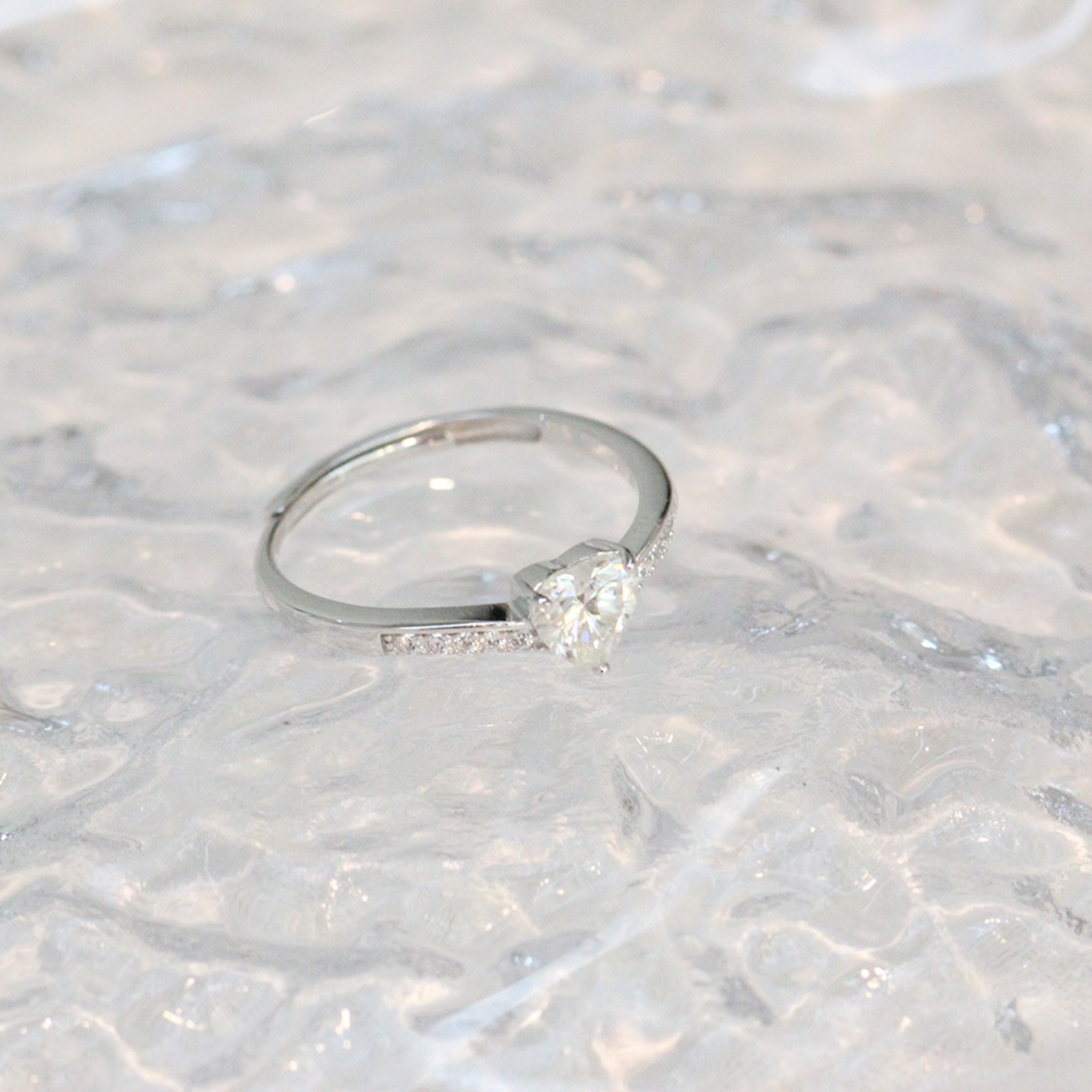 벨라블랙 다무르 모이사나이트 반지 Damour Ring sliver925