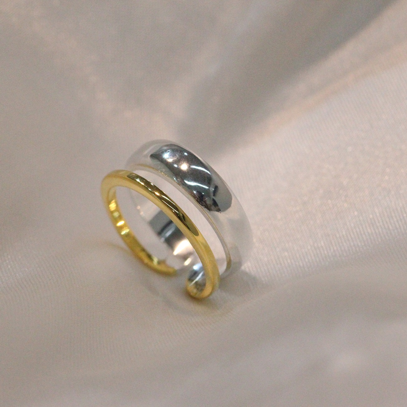 벨라블랙 모노크롬 반지 Monochrome Ring sliver925